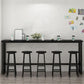 Rectangle Bar Dining Table Modern Bar Dining Table with Trestle Base Clearhalo 'Bar Furniture' 'Bar Tables' 'bar_tables' 'furn' 'furn_bar_tables' 'Furniture' 'furniture_bar_tables' 'Kitchen & Dining Furniture' 1200x1200_f8d6b18a-5866-4630-98e7-dd46fa794224