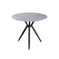 Modern Style Round Dining Table Sintered Stone Table with Metal Base for Home Use Clearhalo ' dining_table' 'Dining Tables & Seating' 'Dining Tables' 'furn' 'furn_dining_table' 'Furniture' 'furniture_dining_table' 'Kitchen & Dining Furniture' 'kitchen&dining_furn' 'kitchen' 'kitchen_dining_table' 1200x1200_f8d9b83b-f3c4-4a7b-986b-757a2ad27d36