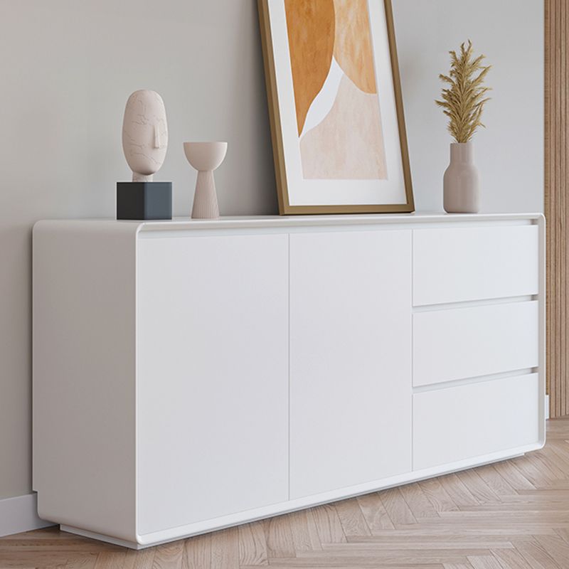 Contemporary Style Wood Dining Buffet with Cabinets and Drawers Clearhalo 'buffet_sideboard' 'Buffets & Sideboards' 'furn' 'furn_buffet_sideboard' 'Furniture' 'Kitchen & Dining Furniture' 1200x1200_f8dc0df6-3ff5-43f3-bc0b-353518811f1f