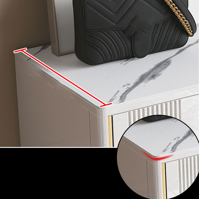 Cassettiera portaoggetti con piano in ardesia per camera da letto doppia orizzontale da 16" con cassetti