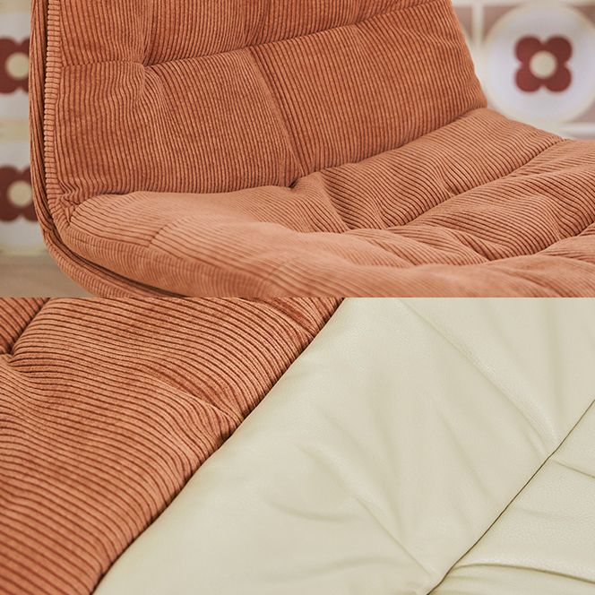 Industrial Dining Chairs Armless Chair with Metal Legs for Home