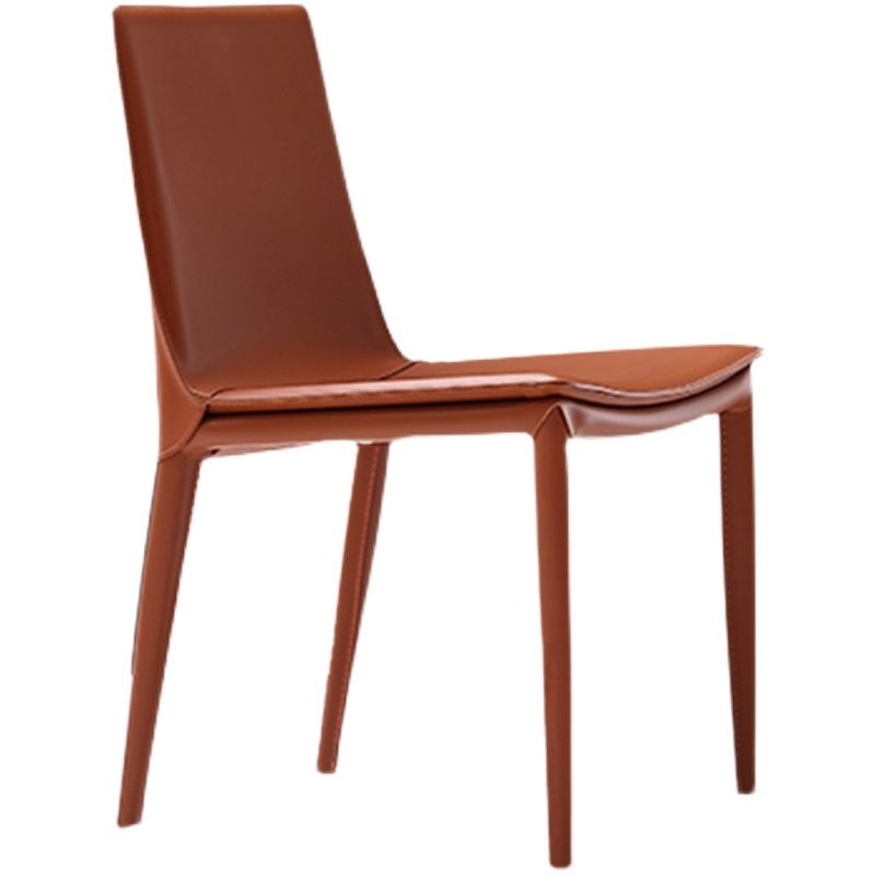 Modern Leather Dining Chairs Armless Dining Chair for Restaurant Use Clearhalo ' kitchen&dining_furn' 'Dining Chairs' 'Dining Tables & Seating' 'dining_chair' 'furn' 'furn_dining_chair' 'Furniture' 'furniture_dining_chair' 'Kitchen & Dining Furniture' 'kitchen' 1200x1200_f8debe36-59a5-4588-a0bf-61091d7b0e4b