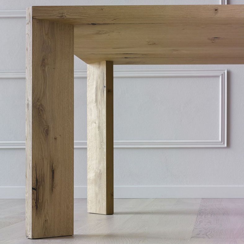 Modern Style Pine Solid Wood Dining Table 4 Legs Base Rectangle Table for Home Clearhalo ' dining_table' 'Dining Tables & Seating' 'Dining Tables' 'furn' 'furn_dining_table' 'Furniture' 'furniture_dining_table' 'Kitchen & Dining Furniture' 'kitchen&dining_furn' 'kitchen' 'kitchen_dining_table' 1200x1200_f8df1428-9719-4500-bb39-b3c8f392f44e