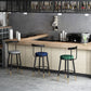 Modern Armless Backrest Counter Stool Iron Cafe Bar Stool with Velvet Cushion Clearhalo 'Bar Furniture' 'Bar Stools' 'bar_stools' 'furn' 'furn_bar_stools' 'Furniture' 'furniture_bar_stools' 'Kitchen & Dining Furniture' 1200x1200_f8df4fd2-a3b6-4d67-b421-918c6b0c74ea