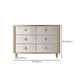 Modern de almacenamiento Gold Gold Storage Chox Chox con cajones