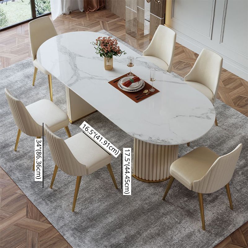 Minimalist Standard Height Dining Set with Microfiber Leather Dining Table and Chairs Clearhalo 'Dining Room Sets' 'Dining Tables & Seating' 'dining_room_set' 'furn' 'furn_dining_room_set' 'Furniture' 'furniture_dining_room_set' 'Kitchen & Dining Furniture' 'kitchen&dining_furn' 'kitchen' 1200x1200_f8e125a8-d7a7-4afd-bde0-b78a421a1bc8