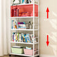 Industrial Steel Etagere Bookshelf Vertical Open Bookshelf with Caster Wheels Clearhalo 'Bookcases' 'furn' 'furn_bookcases' 'Furniture' 'furniture_bookcases' 'Office Furniture' 1200x1200_f8e1d957-bc34-4d8f-b1ce-1996c1fa87dc