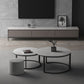 Slate Round Coffee Table 2 Piece Modern Minimalist Bunching Tables Clearhalo 'Coffee & Accent Tables' 'Coffee Tables' 'coffee_tables' 'furn' 'furn_coffee_tables' 'Furniture' 'Living Room Furniture' 1200x1200_f8e290ab-ba87-40db-8c20-8f99b3a7d813