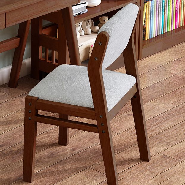 Modern Style Wood Chair Open Back Dining Side Chair with Upholstered for Dining Room Clearhalo 'Dining Chairs' 'Dining Tables & Seating' 'dining_chair' 'furn' 'furn_dining_chair' 'Furniture' 'furniture_dining_chair' 'Kitchen & Dining Furniture' 1200x1200_f8e63fc5-1541-44d3-9f79-1d09f8960d61
