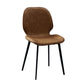 Industrial Style Wingback Chairs Leather Dining Armless Chairs for Kitchen Clearhalo ' kitchen&dining_furn' 'Dining Chairs' 'Dining Tables & Seating' 'dining_chair' 'furn' 'furn_dining_chair' 'Furniture' 'furniture_dining_chair' 'Kitchen & Dining Furniture' 'kitchen' 1200x1200_f8e73557-f0dc-456a-92ab-d9c93af22495