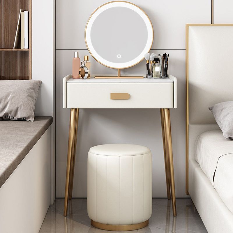 Weißer Waschtisch -Set -Stone Top -Kommode mit Lagerschubladen