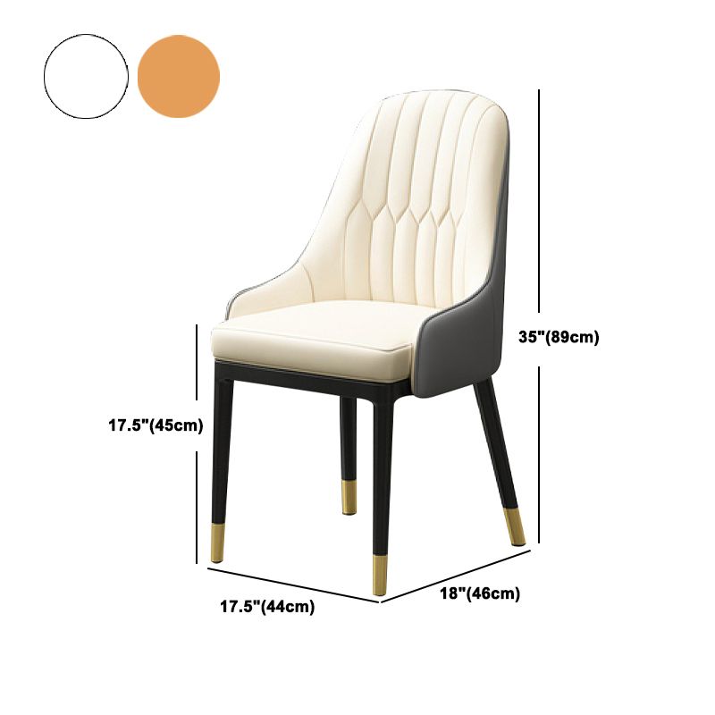 Stone Top Dining Set 1/2/5/6 PCS Moderne eetkamerstoelen met gestoffeerd