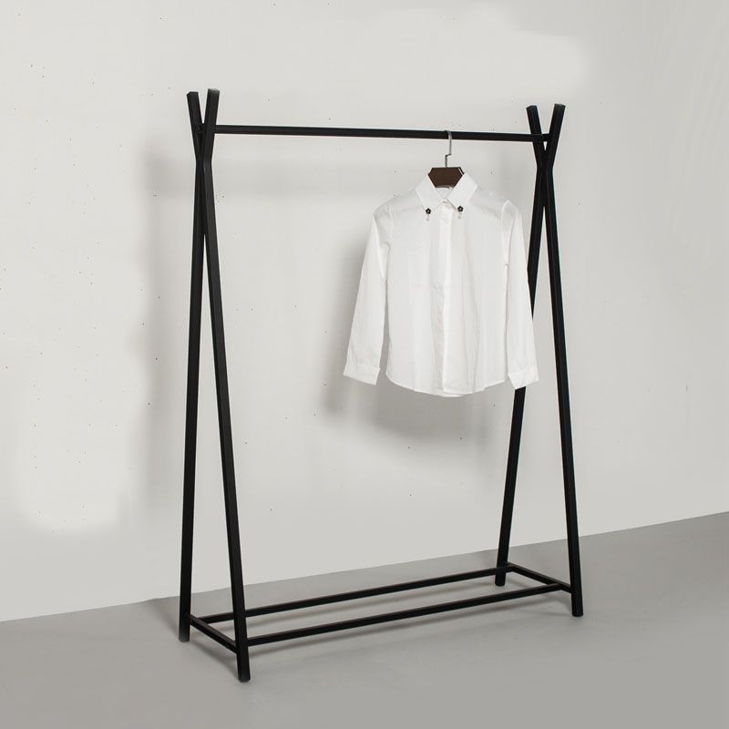 Industrial Metal Hall Stand Entry Hall Tree with Cross Shape Clearhalo 'Entry & Mudroom Furniture' 'furn' 'furn_hall_tree_coat_racks' 'Furniture' 'Hall Trees & Coat Racks' 'hall_tree_coat_racks' 1200x1200_f8eb4e13-8197-4fe4-a264-7529b2420810