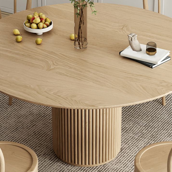 Round Dining Table Set 1/2/4/7 Pcs Solid Wood Dining Table and Chairs Clearhalo 'Dining Room Sets' 'Dining Tables & Seating' 'dining_room_set' 'furn' 'furn_dining_room_set' 'Furniture' 'Kitchen & Dining Furniture' 1200x1200_f8eddd73-c283-4968-bd6a-209004e6085c