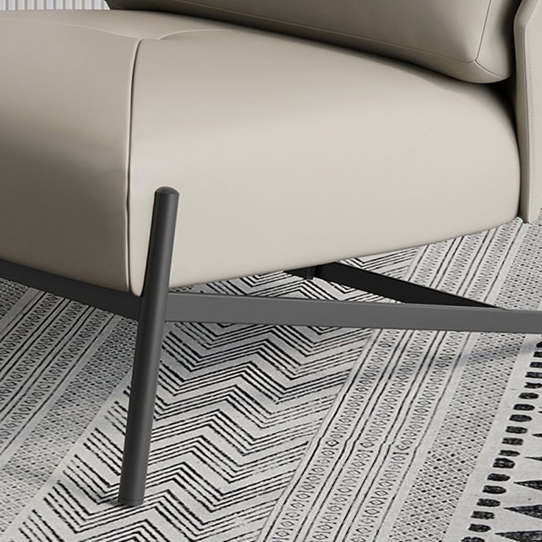 Industrial Solid Color Slipper Chair Basic Four Leg Slipper Chair for Living Room