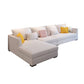 37.4 " H Cotton Blend Flared Arm Sofa & Chaise for Living Room