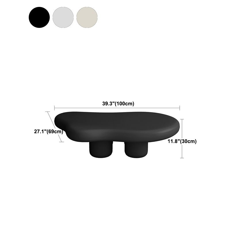 Scandinavian Wooden Coffee Cocktail Table Free form 3 Legs Coffee Cocktail Table Clearhalo 'Coffee & Accent Tables' 'Coffee Tables' 'coffee_tables' 'furn' 'furn_coffee_tables' 'Furniture' 'Living Room Furniture' 1200x1200_f8f0dbc9-f9c9-4b1a-a55a-47e7d719a345