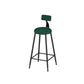 Low Back Dining Stools Round Upholstered Bar Stools with Footrest Clearhalo 'Bar Furniture' 'Bar Stools' 'bar_stools' 'furn' 'furn_bar_stools' 'Furniture' 'Kitchen & Dining Furniture' 1200x1200_f8f10d96-1fa5-43d4-8371-0942a2f29e8d