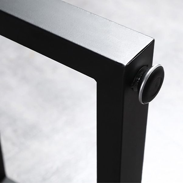 Industrial Rectangle Top Counter Table Stone Top 42-inch Height Table for Coffee Shop Clearhalo 'Bar Furniture' 'Bar Tables' 'bar_tables' 'furn' 'furn_bar_tables' 'Furniture' 'furniture_bar_tables' 'Kitchen & Dining Furniture' 1200x1200_f8f2431b-2cca-4131-b805-9bb617e949c8