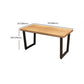 Light Wood Finish Dining Table Set 1/4/5 Pieces Industrial Dinette Set for Home Clearhalo 'Dining Room Sets' 'Dining Tables & Seating' 'dining_room_set' 'furn' 'furn_dining_room_set' 'Furniture' 'Kitchen & Dining Furniture' 1200x1200_f8f4530a-92e5-41c5-81b8-87ad99fa4be1