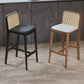 Contemporary Style Low Back Solid Wood Armless Bar Stool for Home Clearhalo 'Bar Furniture' 'Bar Stools' 'bar_stools' 'furn' 'furn_bar_stools' 'Furniture' 'Kitchen & Dining Furniture' 1200x1200_f8f45e34-fc34-491e-9c66-d1a164786344
