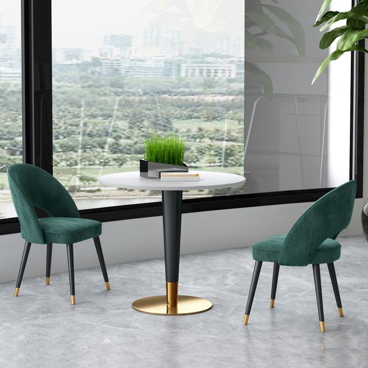 Minimalist Sintered Stone White Dining Table Round Shape Dining Table with Pedestal Base Clearhalo ' dining_table' 'Dining Tables & Seating' 'Dining Tables' 'furn' 'furn_dining_table' 'Furniture' 'furniture_dining_table' 'Kitchen & Dining Furniture' 'kitchen&dining_furn' 'kitchen' 'kitchen_dining_table' 1200x1200_f8f5d13d-637a-4c20-a569-4324ef9aeff3