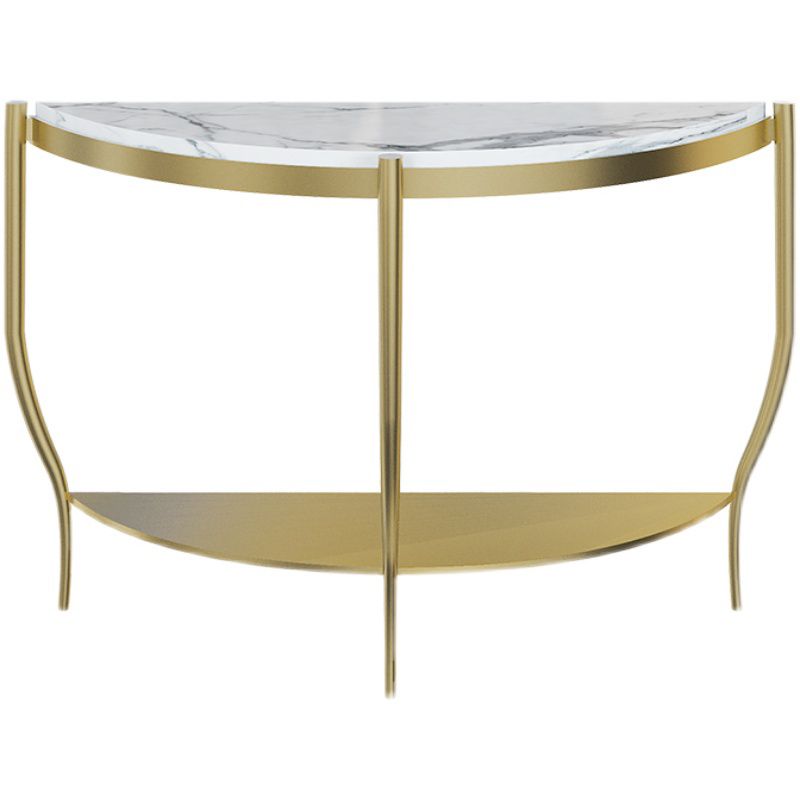 Glam Hall Console Table with 3 Legs 1-shelf Slate Moon Console Table Clearhalo 'Console Tables' 'console_tables' 'Entry & Mudroom Furniture' 'furn' 'furn_console_tables' 'Furniture' 1200x1200_f8f6949e-f794-4343-9102-4ed35015830a
