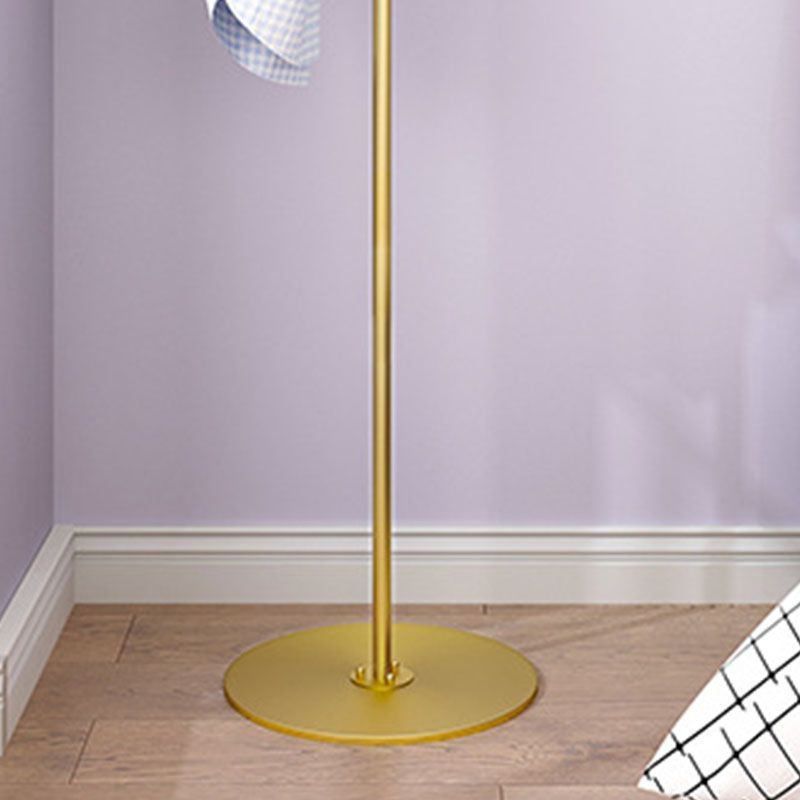 フック付きフリースタンディングハンガーインダストリアルスタイルのメタルコートハンガー