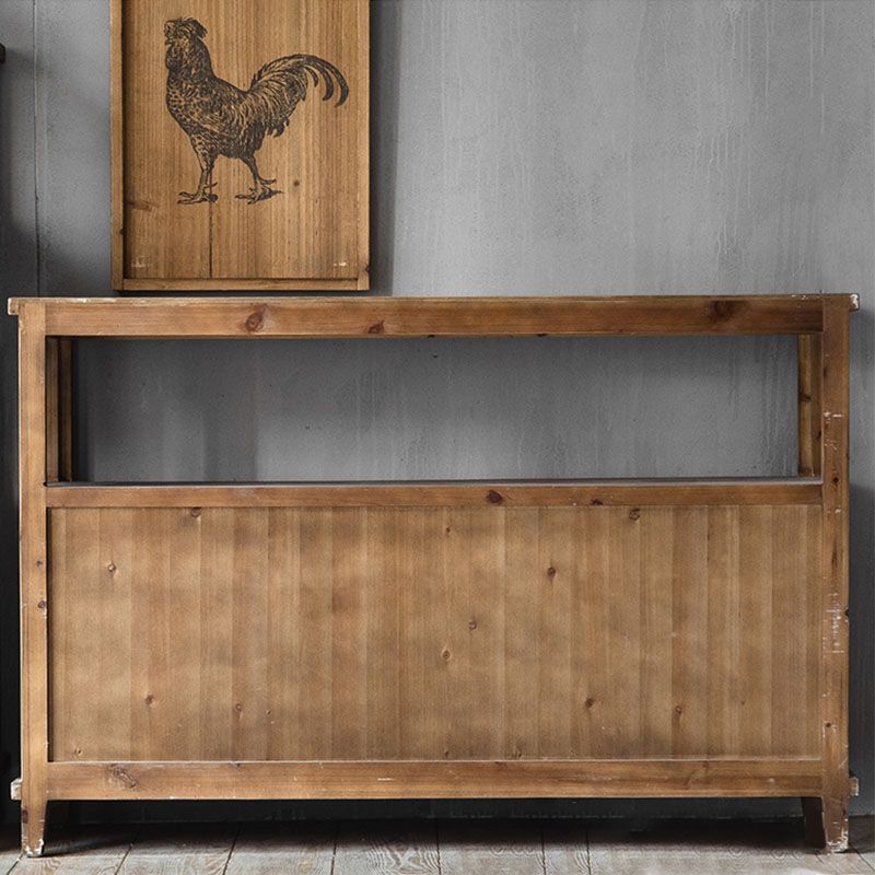 Mesa de la casa de la granja Servidor de madera para el hogar con 1/2/3-Drawer para el comedor