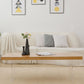 Rectangle Solid Wood Coffee Table with Acrylic Base Scandinavian Cocktail Table Clearhalo 'Coffee & Accent Tables' 'Coffee Tables' 'coffee_tables' 'furn' 'furn_coffee_tables' 'Furniture' 'Living Room Furniture' 1200x1200_f8f859af-c125-473f-a7ab-63af42e322df