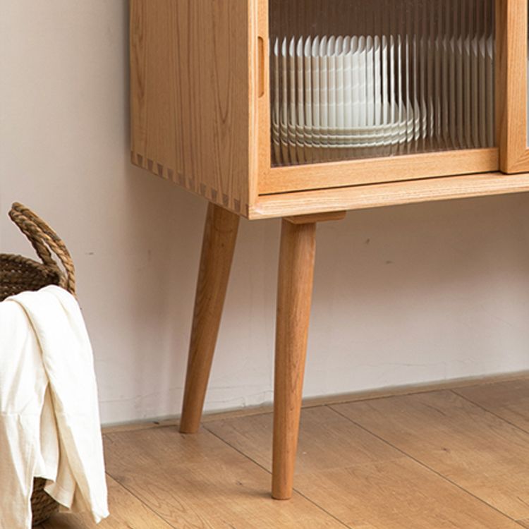 Pine Solid Wood Dining Server with Drawers 31.5"L Contemporary Buffet Server Clearhalo 'buffet_sideboard' 'Buffets & Sideboards' 'furn' 'furn_buffet_sideboard' 'Furniture' 'Kitchen & Dining Furniture' 1200x1200_f8fa6597-fa27-446a-a756-41da2d435fb9