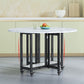 Modern Tripod Base Dinette Table Chipboard Folding Table Home Furniture (only Table) Clearhalo 'Dining Tables & Seating' 'Dining Tables' 'dining_table' 'furn' 'furn_dining_table' 'Furniture' 'furniture_dining_table' 'Kitchen & Dining Furniture' 'kitchen' 'kitchen_dining_table' 1200x1200_f8fd383e-f66d-4b24-9f53-a2cba2501ef1