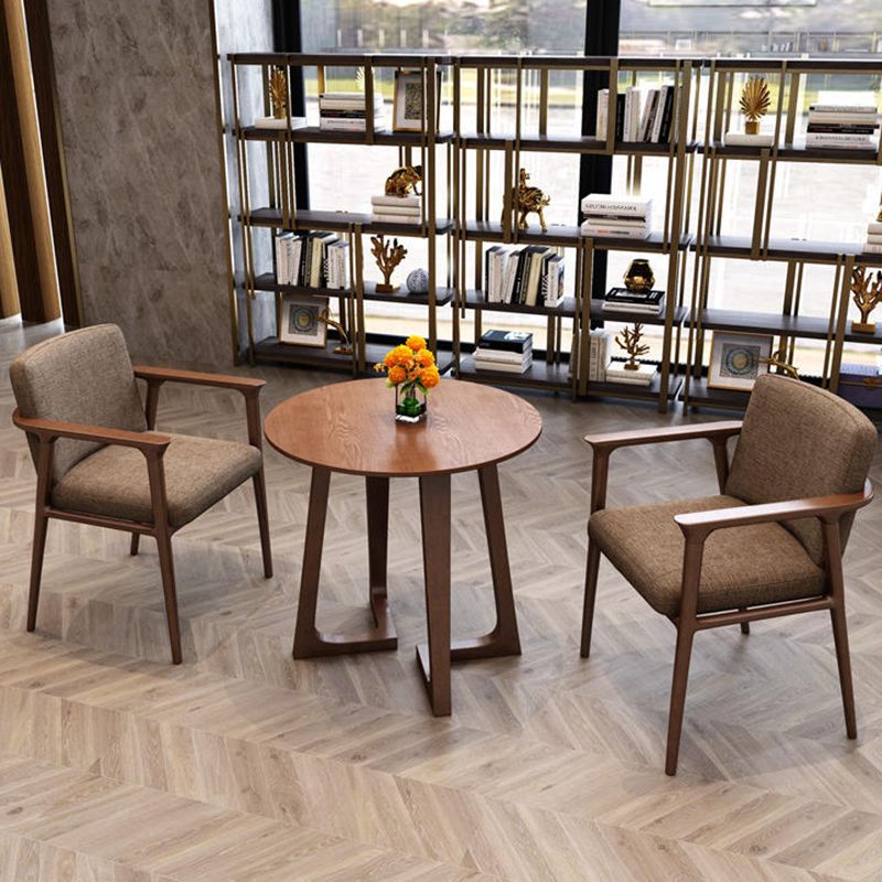 Wood Abstract End Table Traditional Espresso/Natural Sofa Side End Table for Living Room Clearhalo 'Coffee & Accent Tables' 'End & Side Tables' 'end_side_table' 'end_side_tables' 'furn' 'furn_end_side_tables' 'Furniture' 'furniture_end_side_table' 'Living Room Furniture' 1200x1200_f8fe171a-039a-42a7-a76b-0e4950bc3179