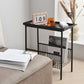 Contemporary Metal End Table Tray Top Accent Side Table with Storage Clearhalo 'Coffee & Accent Tables' 'End & Side Tables' 'end_side_tables' 'furn' 'furn_end_side_tables' 'Furniture' 'Living Room Furniture' 1200x1200_f8ff6d08-970d-433a-aec7-2ed2f283f755