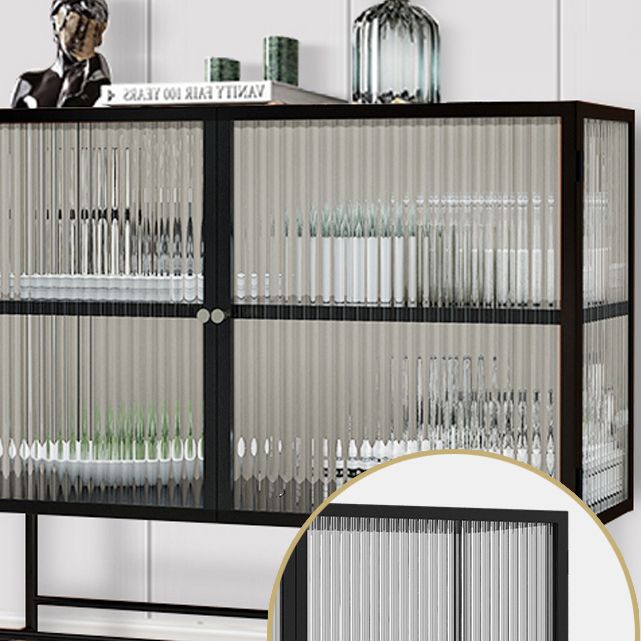 Moderno pranzo buffet server server telaio in metallo porte a buffet per cucina