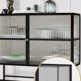 Moderno pranzo buffet server server telaio in metallo porte a buffet per cucina