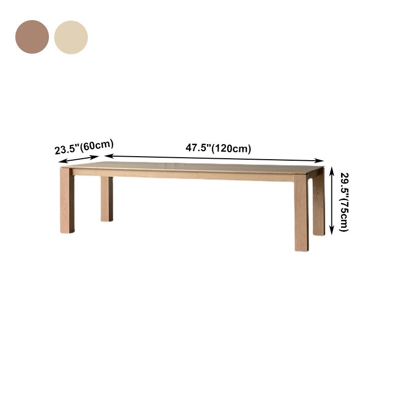 Rectangle Dining Table Modern Solid Wood Fixed Table with 4 Legs Clearhalo ' dining_table' 'Dining Tables & Seating' 'Dining Tables' 'furn' 'furn_dining_table' 'Furniture' 'furniture_dining_table' 'Kitchen & Dining Furniture' 'kitchen&dining_furn' 'kitchen' 'kitchen_dining_table' 1200x1200_f9047479-db7a-453f-8af0-d2da3dd2029d