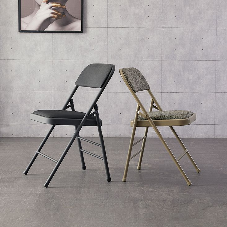 Industrial Style Folding Upholstered Side Chairs Open Back Dining Side Chairs Clearhalo ' kitchen&dining_furn' 'Dining Chairs' 'Dining Tables & Seating' 'dining_chair' 'furn' 'furn_dining_chair' 'Furniture' 'furniture_dining_chair' 'Kitchen & Dining Furniture' 'kitchen' 1200x1200_f904c030-7516-41b9-a6c5-0bb8cb61748c