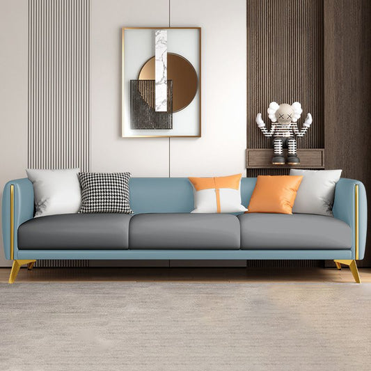 Contemporary Tight Back 4-seater Sofa with Hair Pin Legs for Apartment Clearhalo 'furn' 'furn_sofas' 'Furniture' 'furniture_sofas' 'Living Room Furniture' 'Sofa' 'sofas' 1200x1200_f909ffeb-0a42-49e4-8743-89d40b0c3050