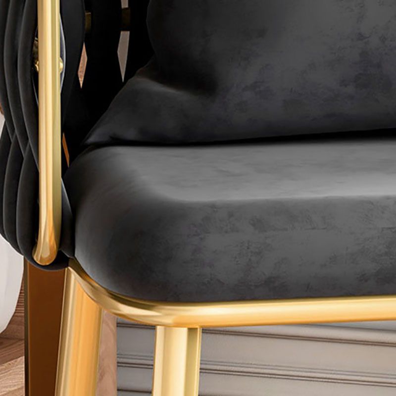 Scandinavian Design Fabric Dining Side Chairs Solid Back Dining Side Chair Clearhalo ' kitchen&dining_furn' 'Dining Chairs' 'Dining Tables & Seating' 'dining_chair' 'furn' 'furn_dining_chair' 'Furniture' 'furniture_dining_chair' 'Kitchen & Dining Furniture' 'kitchen' 1200x1200_f90db58f-4de6-4594-ad17-29d7b66198c1