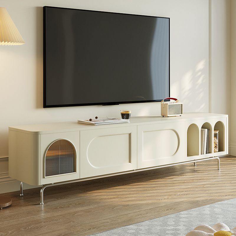 White TV Media Console Console Media Console TV per soggiorno