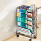 Contemporary Bookcase Vertical Metal Book Shelf for Study Room