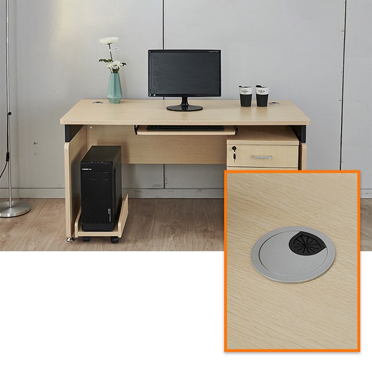 Bureau de bureau industriel Bureau d'ordinateur Rectangle en bois fabriqué