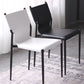 Industrial Style Leather Dining Chairs Solid Back Armless Dining Side Chairs (Set of 2) Clearhalo ' kitchen&dining_furn' 'Dining Chairs' 'Dining Tables & Seating' 'dining_chair' 'furn' 'furn_dining_chair' 'Furniture' 'furniture_dining_chair' 'Kitchen & Dining Furniture' 'kitchen' 1200x1200_f9159f04-4038-439b-b9e0-88ea4538daac