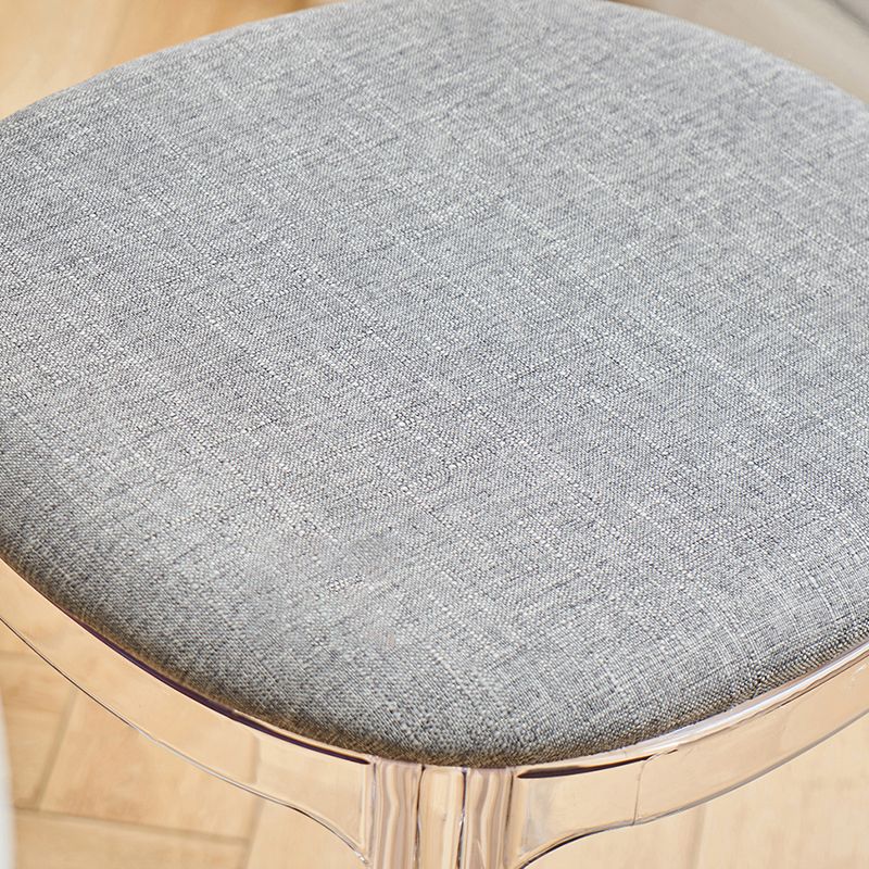 Eigentijdse eetkamerstoel Plastic vaste achterstoel voor eetkamer