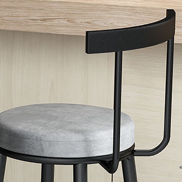 Industrial Style Bar-stool Metal Counter Bar Stool for Restaurant Clearhalo 'Bar Furniture' 'Bar Stools' 'bar_stools' 'furn' 'furn_bar_stools' 'Furniture' 'furniture_bar_stools' 'Kitchen & Dining Furniture' 1200x1200_f9187d7e-060c-4940-8021-903331f87524