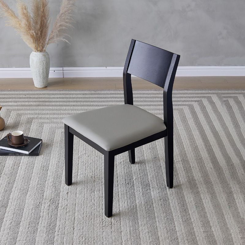 Armless Kitchen Chairs Modern Solid Wood Side Chairs for Dining Room Clearhalo 'Dining Chairs' 'Dining Tables & Seating' 'dining_chair' 'furn' 'furn_dining_chair' 'Furniture' 'furniture_dining_chair' 'Kitchen & Dining Furniture' 1200x1200_f91ae246-966d-4810-8a7f-57556d99dd0e