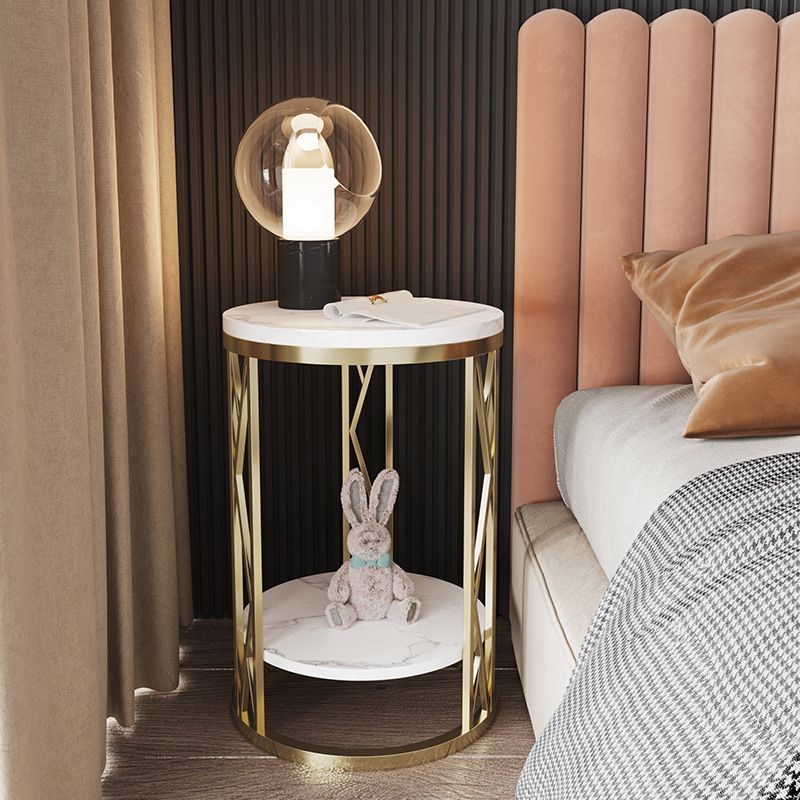 Industrial Bed Nightstand Open Storage Accent Table Nightstand for Bedroom Clearhalo 'Bedroom Furniture' 'furn' 'furn_night_stand' 'Furniture' 'night_stand' 'Nightstands' 1200x1200_f91ae253-7b89-4dcd-bd94-32476bd846e8