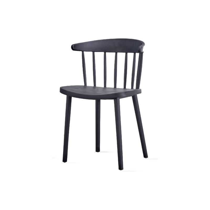 Contemporary Kitchen Dining Chair Plastic Slat Back Side Chair Clearhalo 'Dining Chairs' 'Dining Tables & Seating' 'dining_chair' 'furn' 'furn_dining_chair' 'Furniture' 'Kitchen & Dining Furniture' 1200x1200_f91aedcd-44da-462e-9d35-0cab4735008a