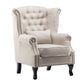 Removable Cushions Chair33.8" L x31.4"W x40.9"H Basic Four Legs Chair Clearhalo 'Accent Chairs' 'accent_chairs' 'Chairs & Seating' 'furn' 'furn_accent_chairs' 'Furniture' 'furniture_accent_chairs' 'Living Room Furniture' 1200x1200_f91b91e5-1db5-45b7-8ac5-b190512590ba